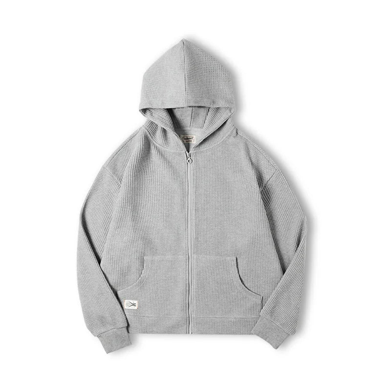 Minimalist zip-up hoodie