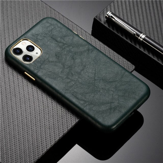 Genuine Leather iPhone Case