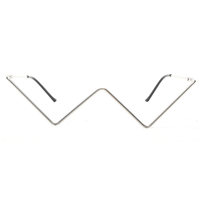 Half Metal Frame Glasses