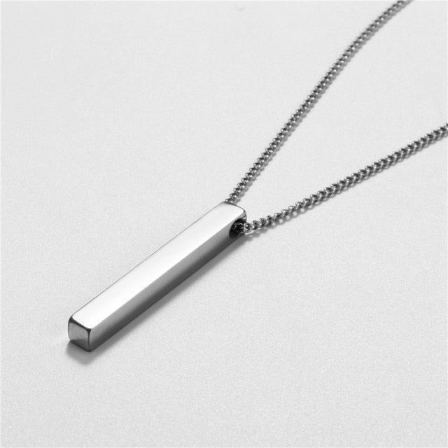 Rectangle Pendant Necklace