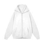 1 Oversized zip-up hoodie, hood detail