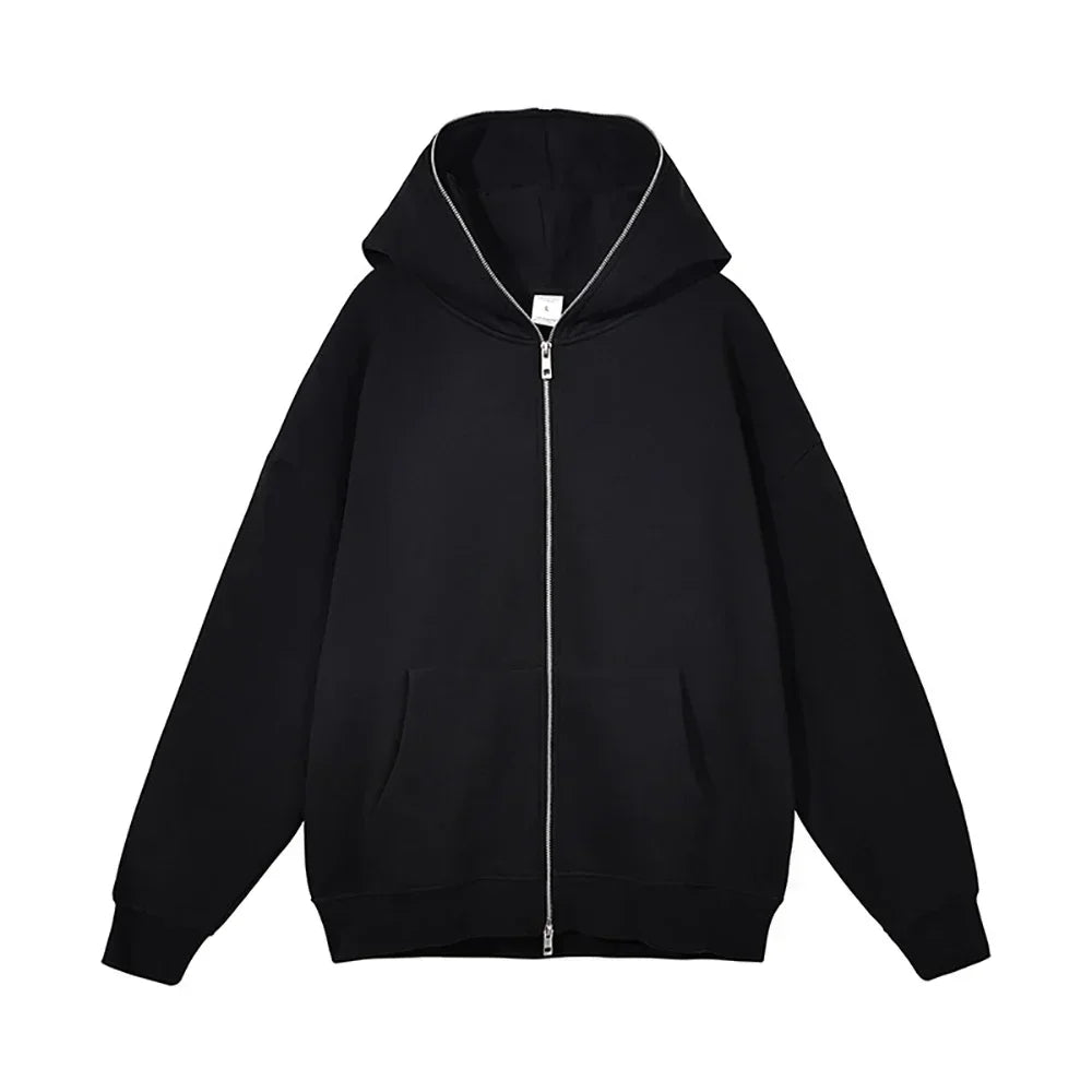 3 Oversized zip-up hoodie, lifestyle shot