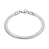 Snake Chain Stainless Steel Bracelet