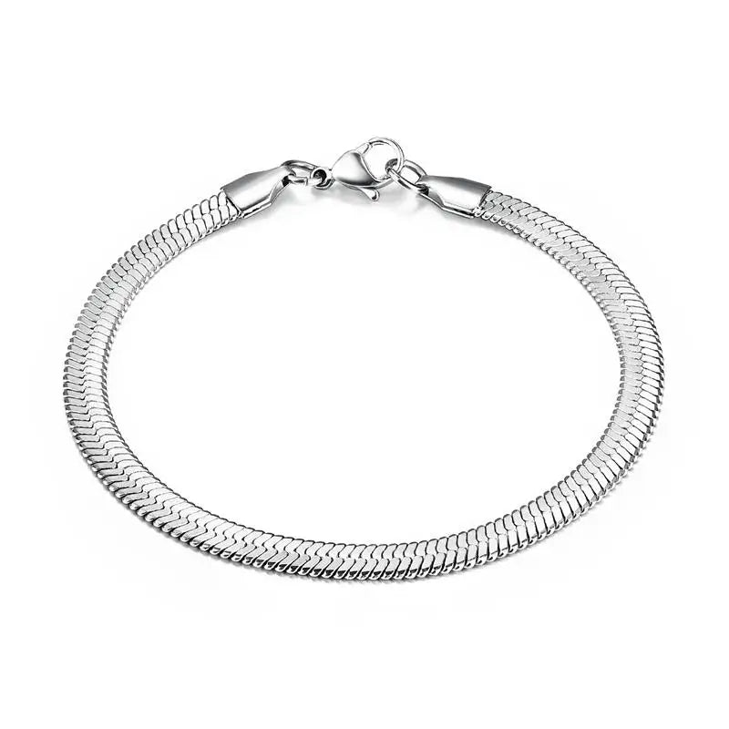 Snake Chain Stainless Steel Bracelet