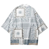 Abstract White Kimono