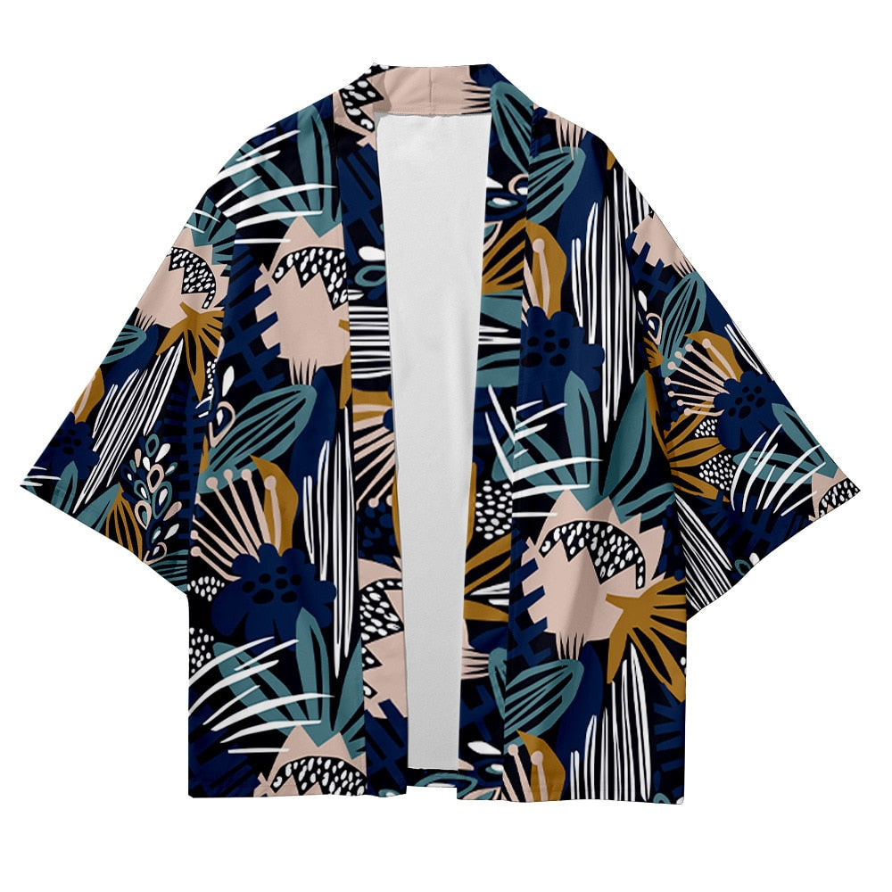 Tropical Kimono Japanese Shirt