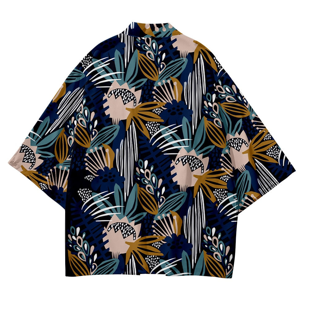 Tropical Kimono Japanese Shirt