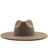 Sleek Wide Brim Fedora Hat
