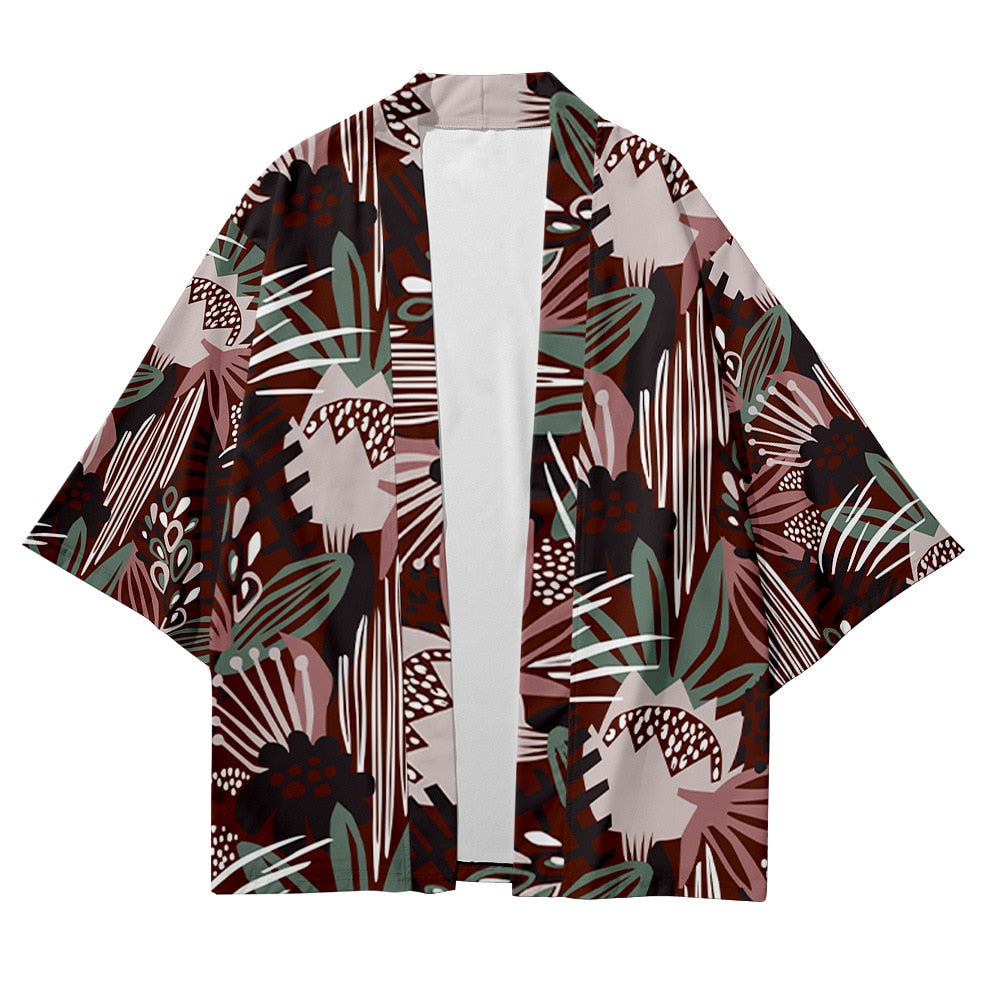 Tropical Kimono Japanese Shirt