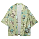 Mushroom Light Green Kimono
