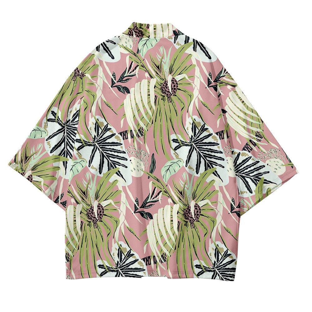 Tropical Kimono Japanese Shirt