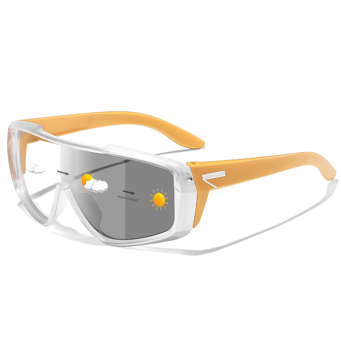 Wraparound Sport Sunglasses — Mirrored Y2K Ski Shades