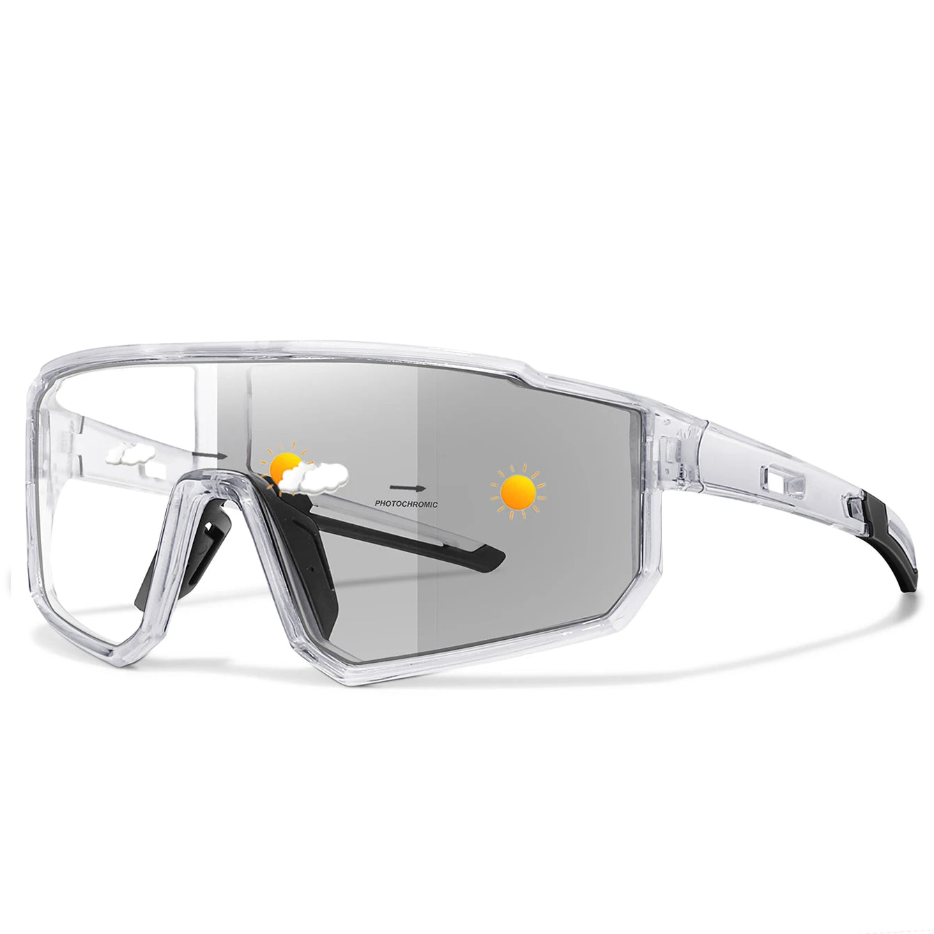 Wraparound Sport Sunglasses — Mirrored Y2K Ski Shades