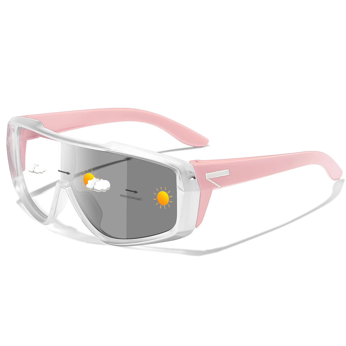 Wraparound Sport Sunglasses — Mirrored Y2K Ski Shades