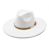 Wide-Brim Fedora Hat — Unisex Classic Print