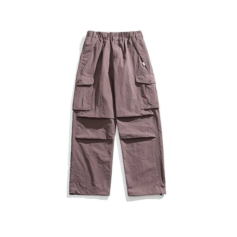 Parachute Cargo Pants — Lightweight Streetwear Trousers