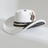 Distressed Wide-Brim Cowboy Hat — Unisex Western