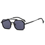 Square Metal Frame Sunglasses