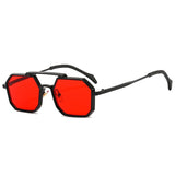 Square Metal Frame Sunglasses