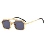 Square Metal Frame Sunglasses