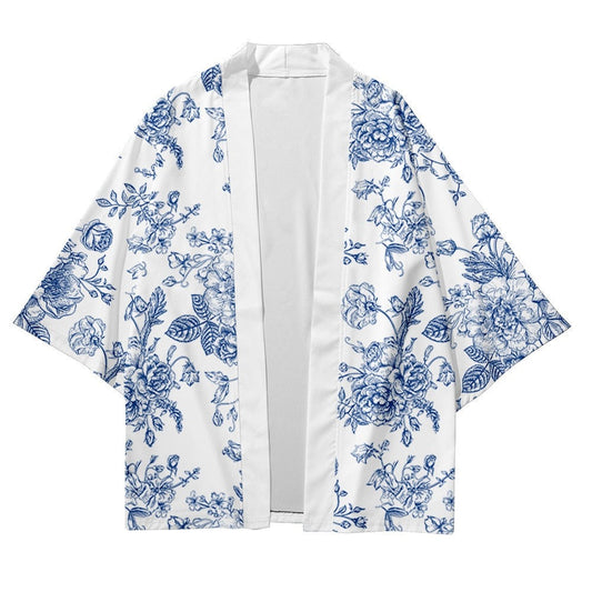 Stunning White Flower Kimono