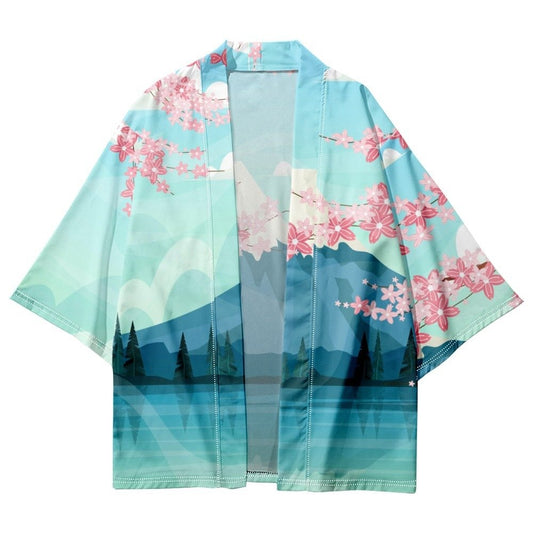Vibrant Traditional Japanese Kimono