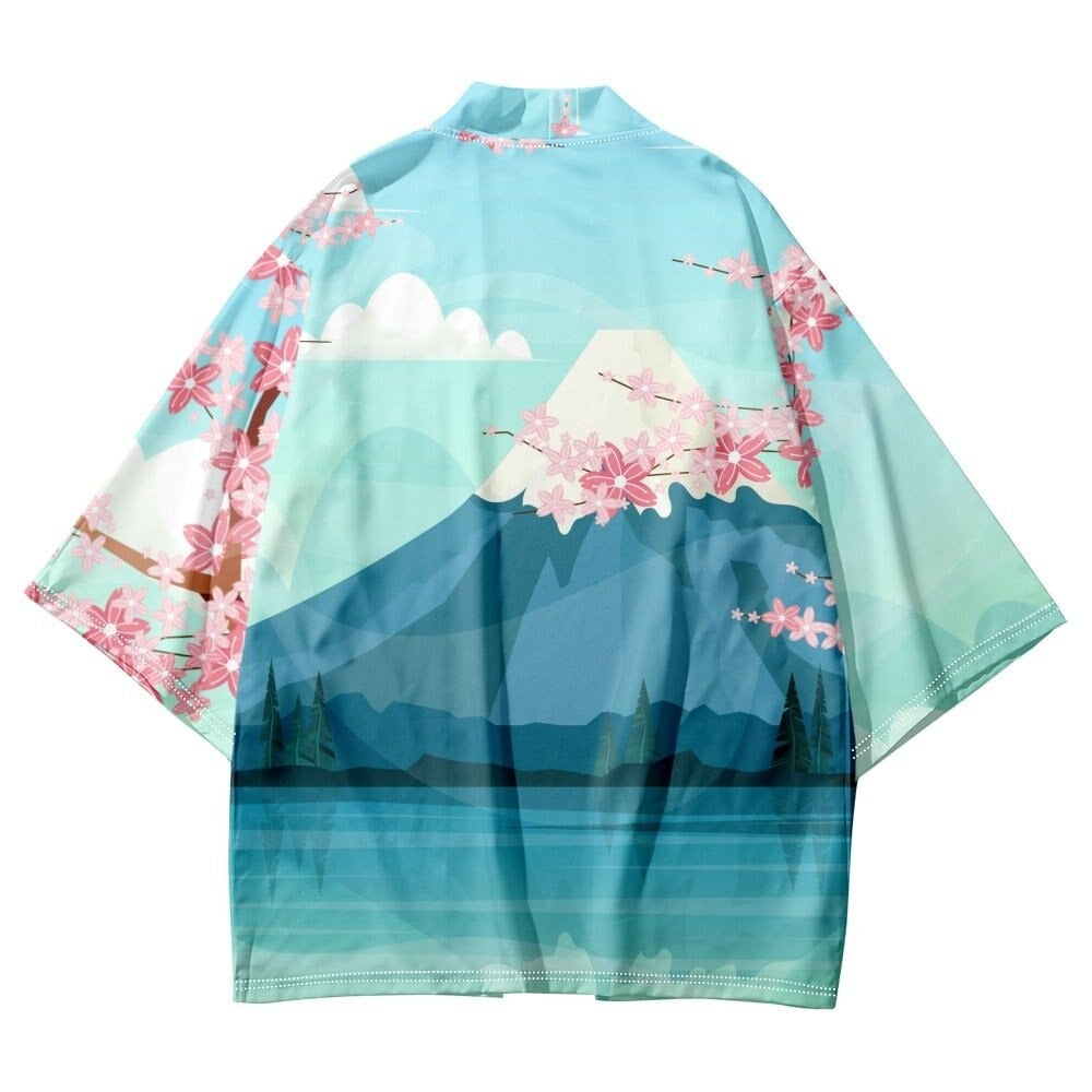 Vibrant Traditional Japanese Kimono