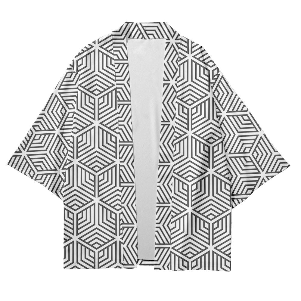 Geometric Pattern Kimono