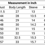 Abstract print kimono shirt — measurements in inches