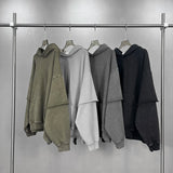 Acid wash hoodie — hood detail