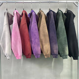 Acid Wash Zip Up Hoodie