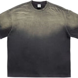 Ash sun-faded gradient oversized tee colorway 3 — front view