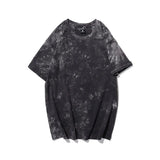 At-6320 2 Tie-dye oversized t-shirt, full body model view 2