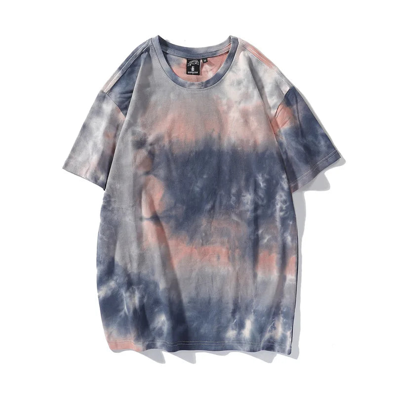 At-6579 Tie-dye oversized t-shirt, lifestyle shot
