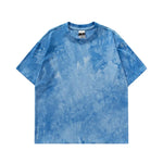At-6583 Tie-dye oversized t-shirt, colorway flat lay