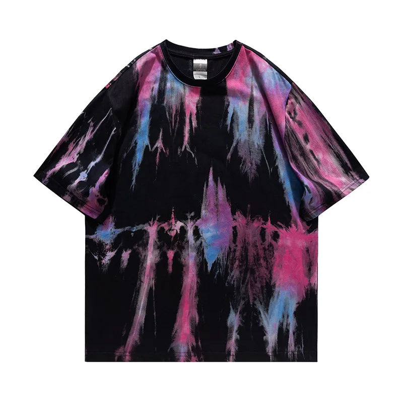 At-6859 1 Tie-dye oversized t-shirt, size chart