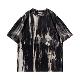 At-6860 Tie-dye oversized t-shirt, front view
