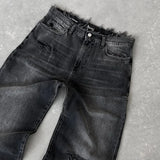 Men's baggy jeans — pocket detail