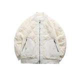 Quilted Thin Elegance Bomber Jacket