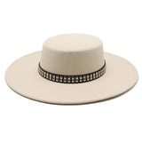 Stylish City Wide Brim Fedora Hat
