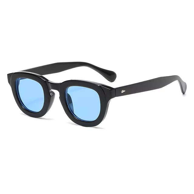 Vivid Oval Thick Sunglasses