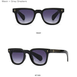 Retro Square Rivets Sunglasses