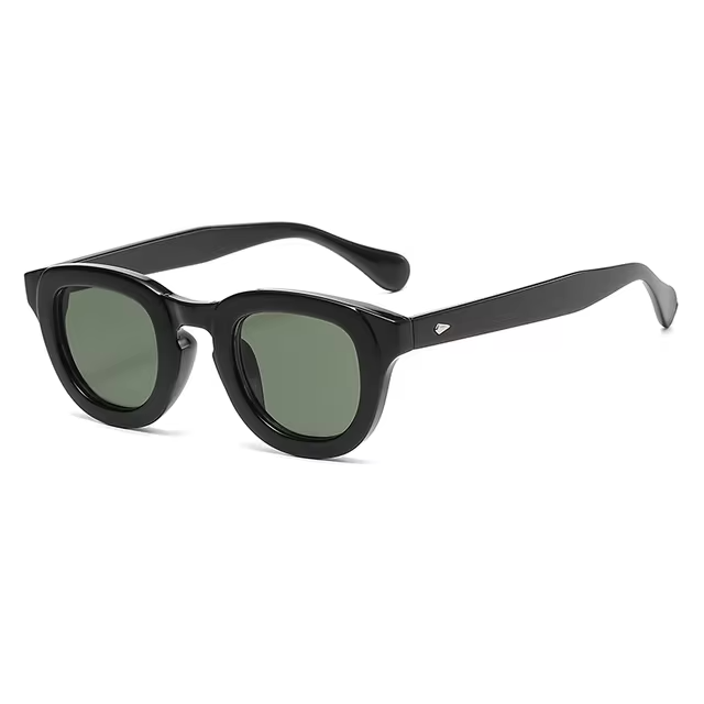 Vivid Oval Thick Sunglasses