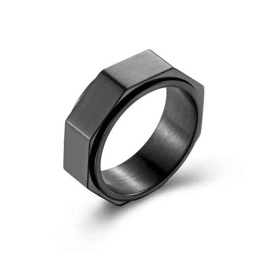 Urban Hexagon Ring