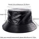 Leather Bucket Hat