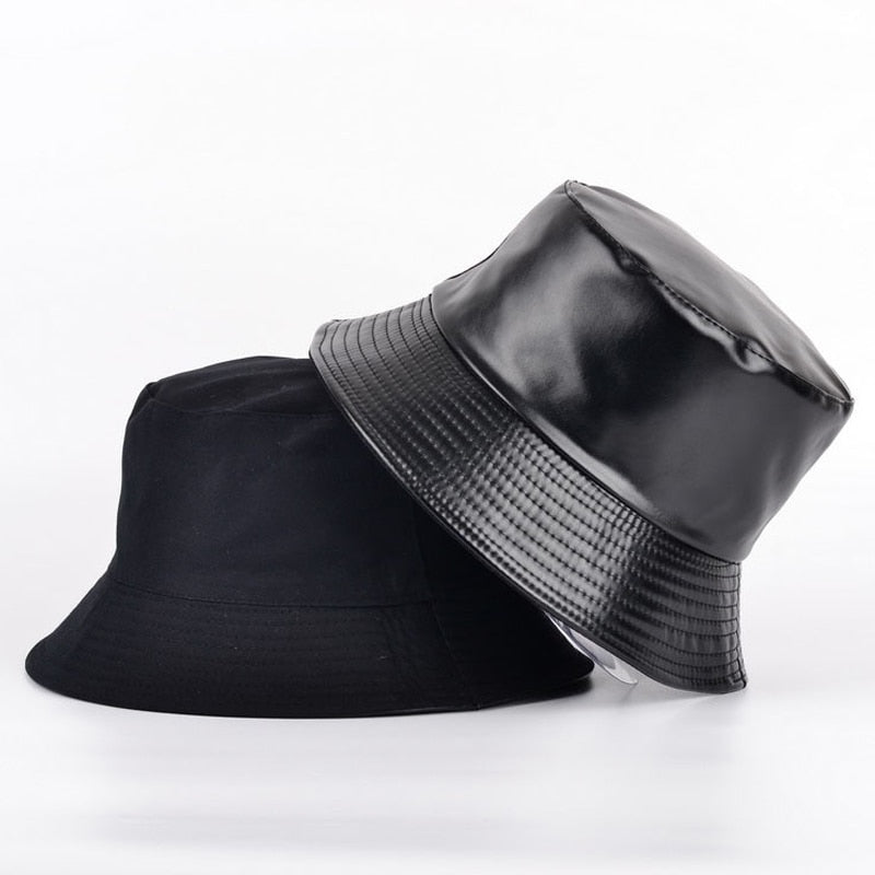 Leather Bucket Hat