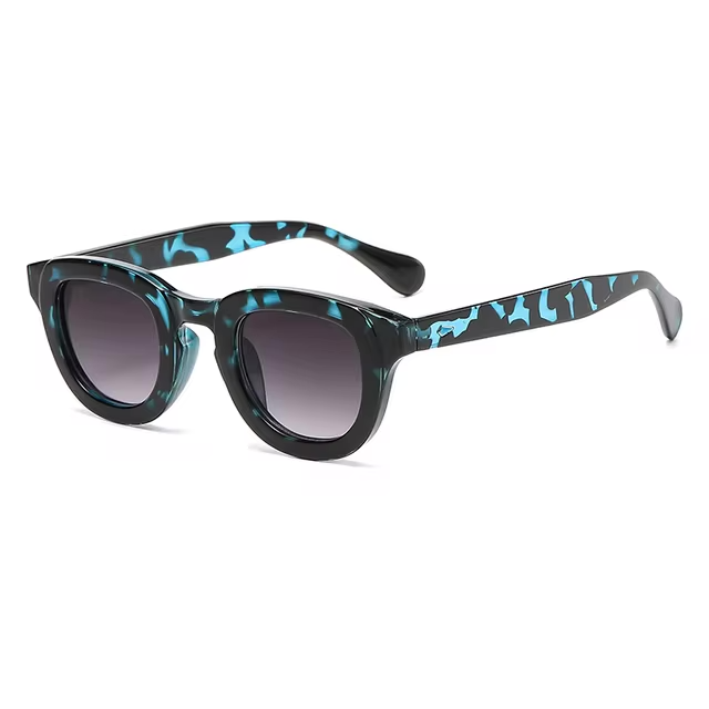 Vivid Oval Thick Sunglasses