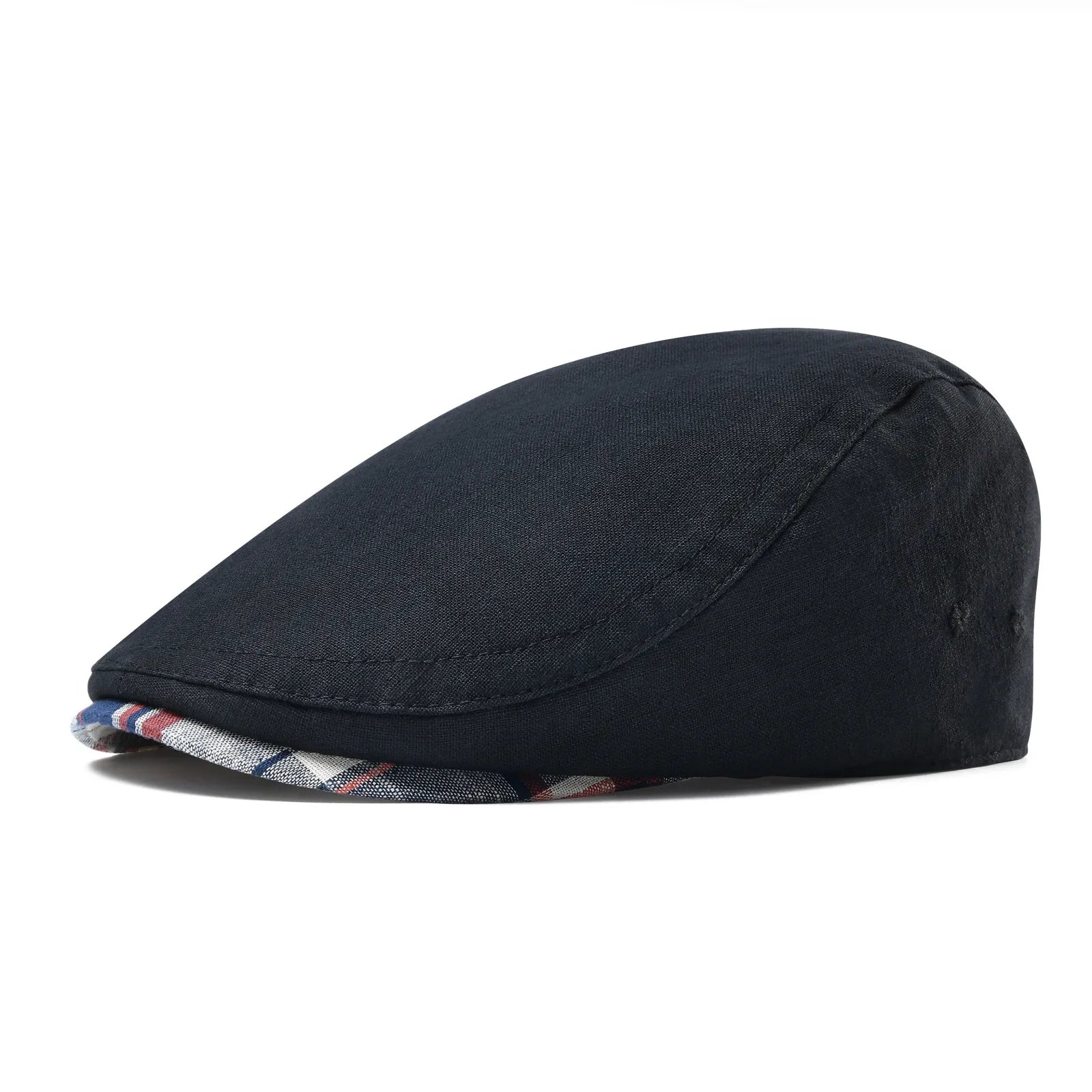 Linen Flat Scally Cap