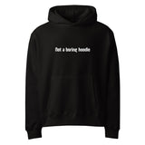 Not a boring hoodie
