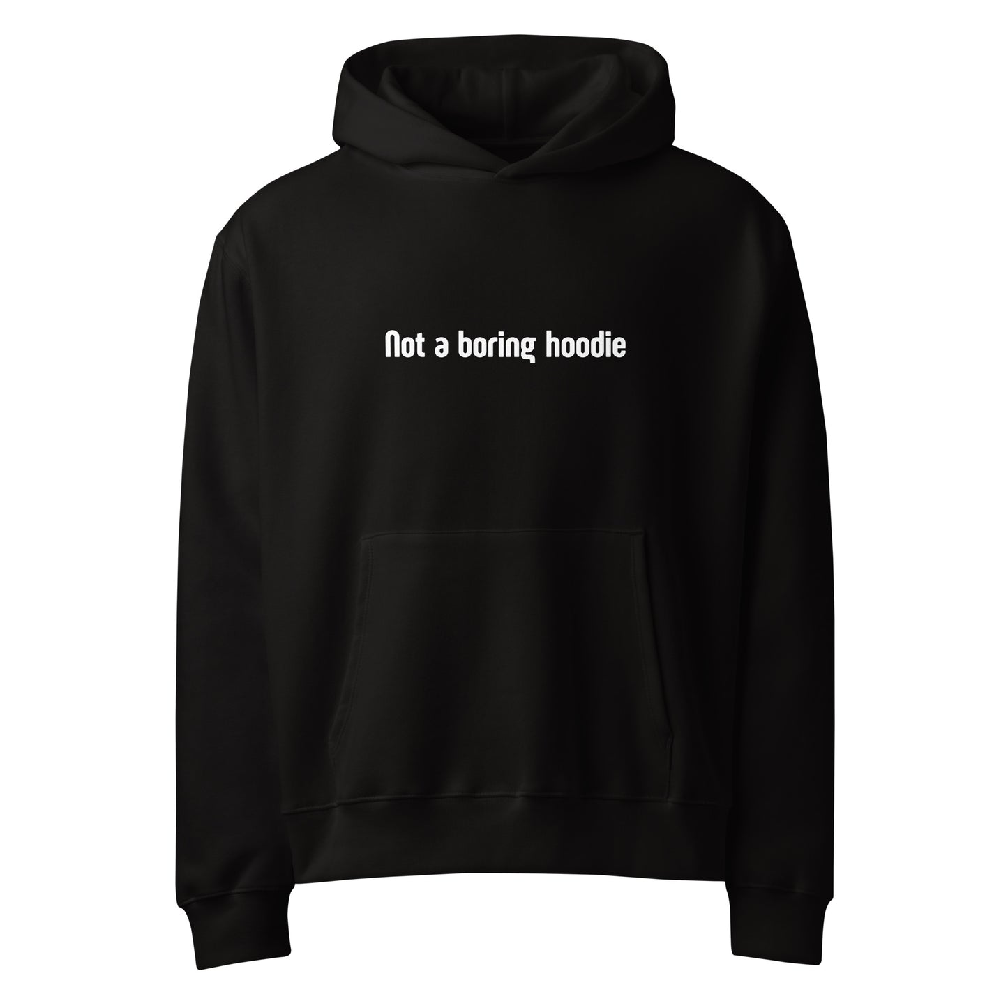 Not a boring hoodie